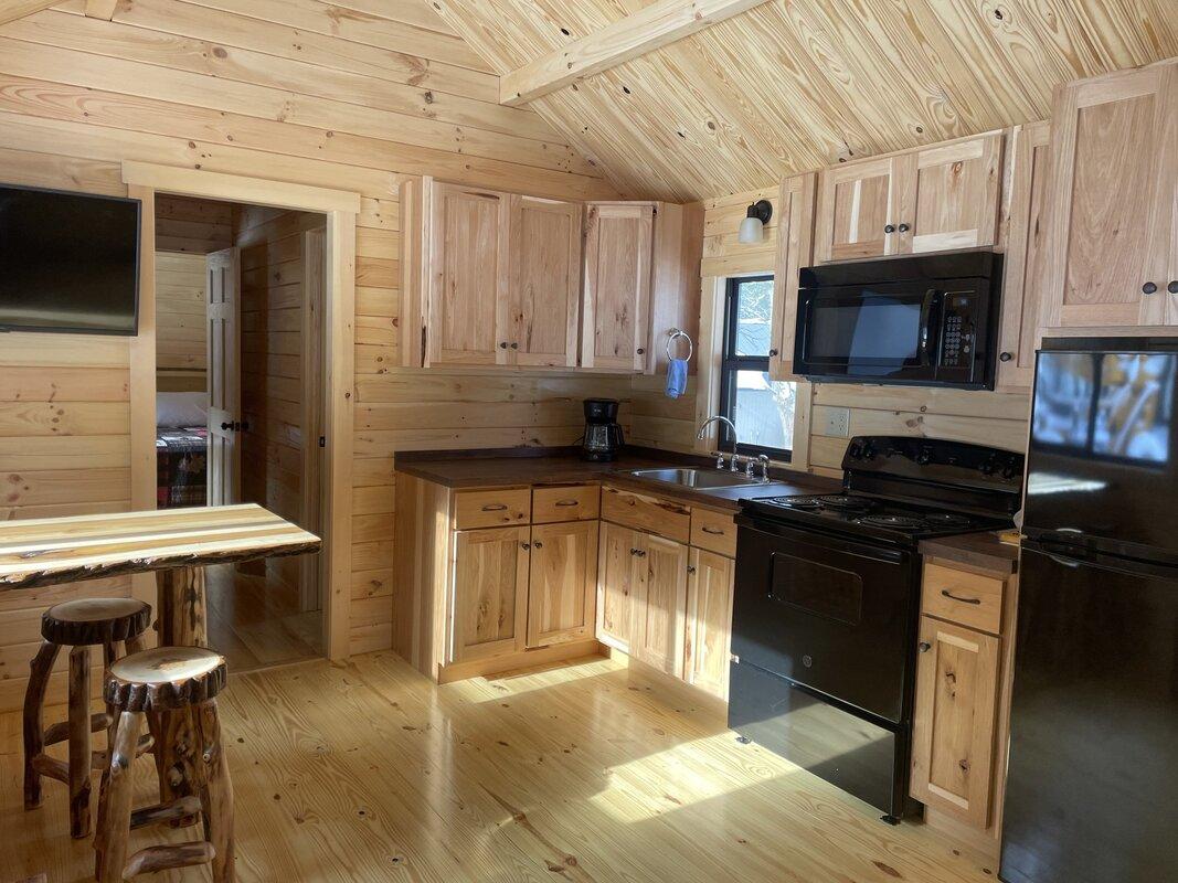 Family cabin kitchen